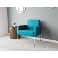 thumbnail image 2 of Lesro Mystic Lounge Reception Guest Chair in Teal, 2 of 5