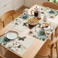 thumbnail image 5 of Vintage Tulip Placemats Set of 8, Butterfly Flower Non-Slip Place Mats Washable Table Mats for Kitchen Dining Table Decorations Indoor/Outdoor, 5 of 9