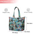 thumbnail image 4 of Bernese Mountain and Flower Travel Tote Bags for Women Carry On,Large Weekender Bags for Women Travel,Multi Functional Duffle Bag for Work,Shopping,Sports, 4 of 5