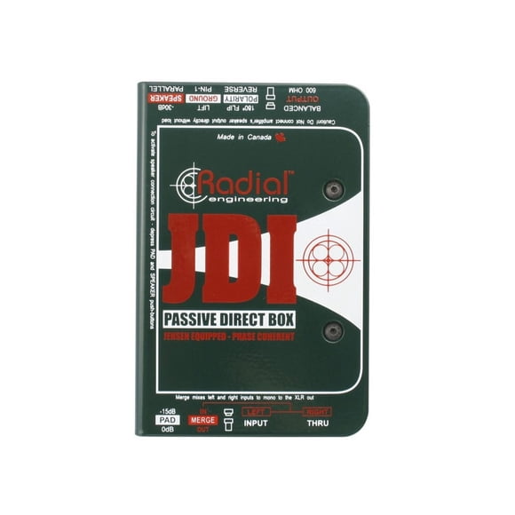 Caja diercta Radial JDI MK3 pasiva 10 Hz a 40 kHz