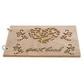 thumbnail image 1 of Wedding Guest Book,Wooden Wedding Guest Book Guest Book Wedding Guest Album Unmatched Quality, 1 of 7