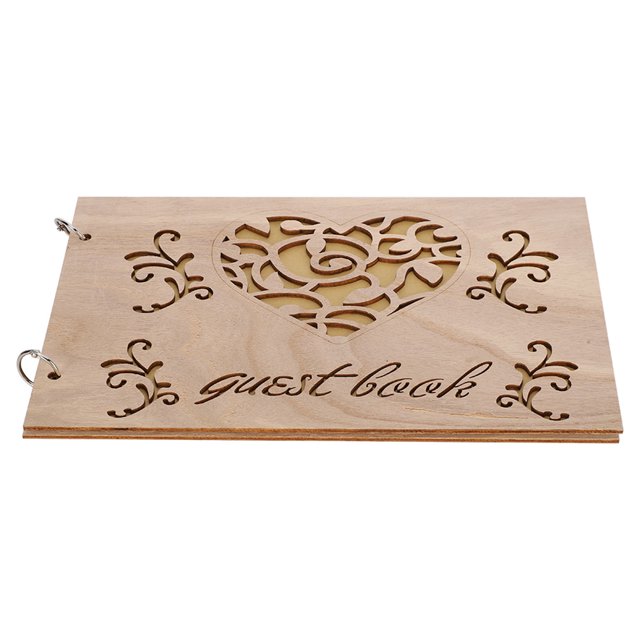 Wedding Guest Book,Wooden Wedding Guest Book Guest Book Wedding Guest Album Unmatched Quality