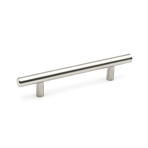 Fitviso 10 Pack 4.5 Inch(115mm) Brushed Nickel Cabinet Handles，Stainless Steel Drawer Pulls for Cabinets，Dresser，Bathroom