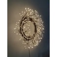 thumbnail image 2 of Couronne de Noël LED 24 Po Branches d'Arbre Marron Décoration Intérieure Suspendue pour les Fêtes, 2 of 5