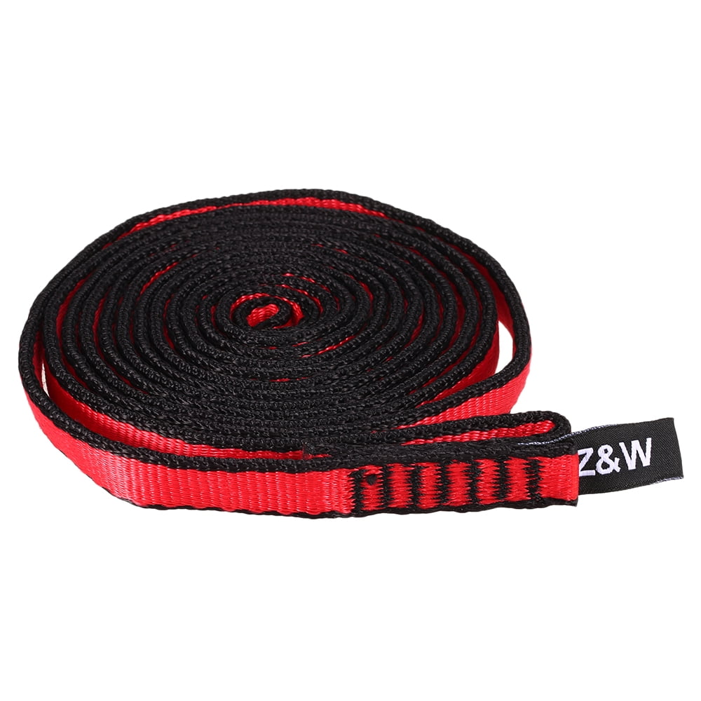 23KN 150cm/4.9ft Climbing Runner Sling Nylon Rock Climbing Loop Flat