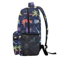 thumbnail image 3 of Jeiento 16 Inch Kids School Backpack Water-Resistant Durable Polyester Bookbag with Multiple Organizer Pockets Cartoon Dinosaur School Bag for Elementary School Boys Girls, 3 of 7