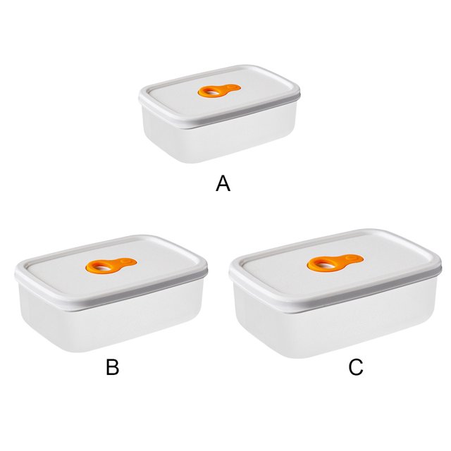 Fridge Organizer Plastic Bins with Lid Clear Leftover Container Sustainable Preservation holder Minimalist Contemporary Utensils 310L
