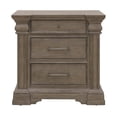 thumbnail image 2 of Madison Ridge Brown Wood 3 Drawer Nightstand by Pulaski Furniture, 2 of 9