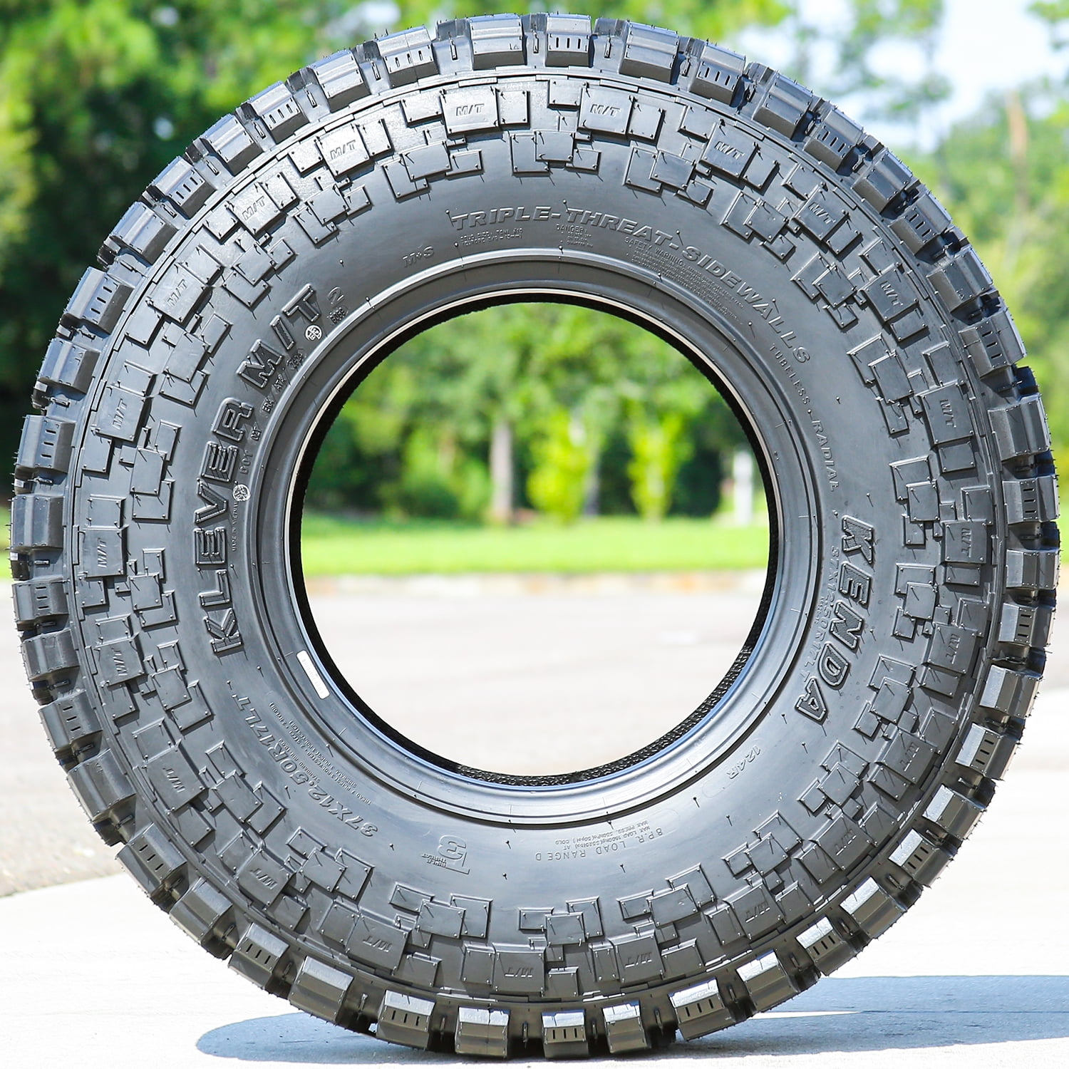 MF1215/50R17 Kenda Klever M/T2 37X12.50R17 124R D 8 Ply mud Light Truck