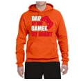 thumbnail image 2 of Wild Bobby,Dad by Day Gamer by Night Funny Gaming Dad Gift, Father's Day, Unisex Graphic Hoodie Sweatshirt, Orange, 3XL, 2 of 3