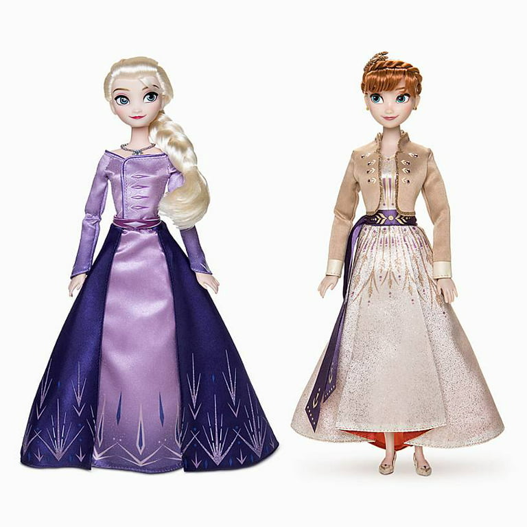 de madera insulto Exquisito Disney Anna and Elsa Doll Set Frozen 2 New with Box - Walmart.com