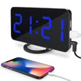 thumbnail image 1 of Digital Alarm Clock,large Led Display With Dual Usb Charger Ports Auto, 1 of 5
