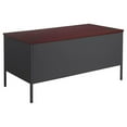 thumbnail image 2 of HON Metro Classic Double Pedestal Desk, 60w x 30d x 29 1/2h, Mahogany/Charcoal, 2 of 3