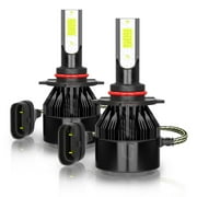 4Pcs LED Headlight High Low Beam for GMC Terrain 2010 2011 2012 2013 2014 2015 Bulbs