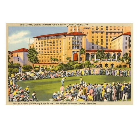 Biltmore Golf Course, Coral Gables, Florida Print Wall