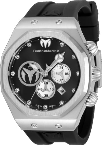 Technomarine Cruise Chronograph Quartz Crystal Black Dial  display picture 3