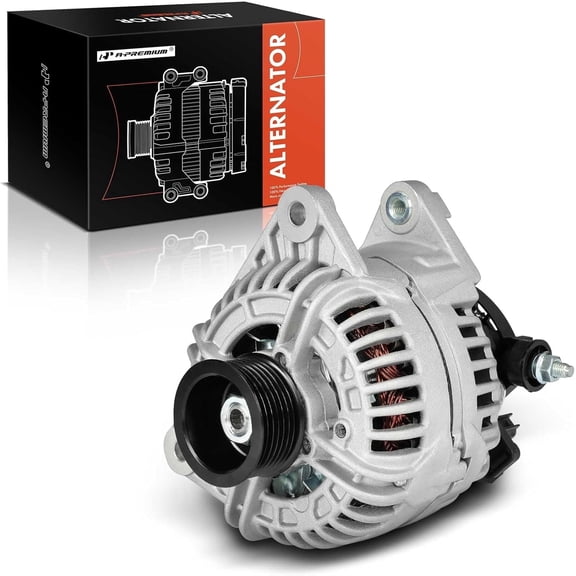 A-Premium Alternator Compatible with Dodge Ram 1500 Ram 2500 Ram 3500 2007-2008 5.7L 12V 136A 7-Groove Pulley Clockwise Replace# 56028699AB 0124525111
