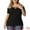 Black, variant on DARING DIVA Women's Plus Short Sleeve Cold Shoulder Tops Blouses Shirt 1X Red