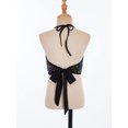 thumbnail image 6 of Doomiva Kids Girls Sequins Spaghetti Straps Crop Tank Top Sleeveless Camisole Modern Jazz Hip Hop Performance Vest Shirt C Black 100, 6 of 7