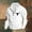 White(New), variant on PNTUTB Mens Quarter Zip Fleece Stand-up Collar Pullover Retro Bullhead Print Casual Long Sleeve Comfort Sweatshirt