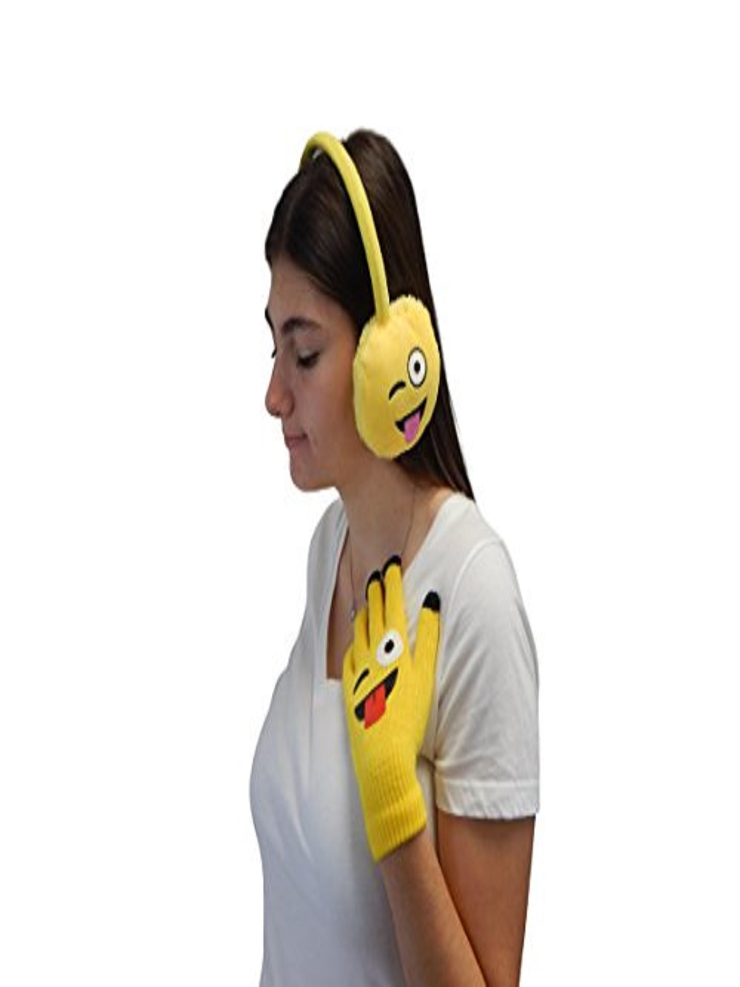Emoji Emoji Fashion Unisex Emoticon Ear Warmers Plush Earmuff and