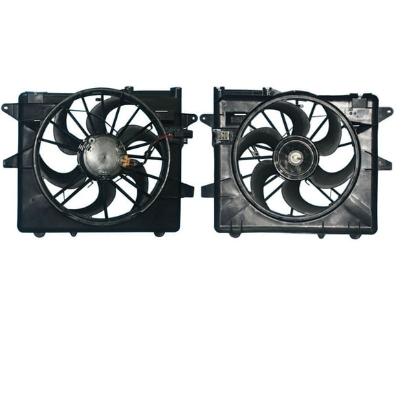 Agility Auto Parts 6018119 Dual Radiator and Condenser Fan Assembly for Ford Specific Models Fits select: 2005-2014 FORD MUSTANG