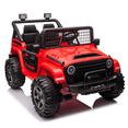 thumbnail image 3 of 24V Kids Ride on Toys with Remote Control, 4WD 2-Seater Ride on Truck Electric Car for Big Kids , Bluetooth, Red, 3 of 13