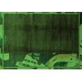 thumbnail image 1 of Ahgly Company Indoor Rectangle Abstract Green Modern Area Rugs, 8' x 10', 1 of 4