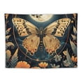 thumbnail image 5 of Shiartex Butterfly Tapestry Moon Flower Botanical Plant Floral Tapestry for Bedroom Vintage Moth Stars Tapestries Aesthetic Wall Art for Dorm Living Room Decor  Painting, 5 of 6