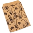 thumbnail image 5 of 888 Display USA, Inc 20 bags of our Exotic Plant Print Flat Paper Bags, for Treats, Storefronts, Promotional Giveaways, Cookies, Brownies, Herbs, and More Kraft, 6" x 9", 5 of 6
