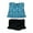 Blue - blueblk, variant on Island Escape Womens Patterned Ruffle Skirtini 2 Piece Bandini, Blue, 12