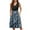 Blue, variant on Nmnitkp Summer Dresses for Women 2025,Spring Dresses Womens Excellent Workmanship Dresses Fashion Printing Button Pocket Sleeveless Round-Neck Dress