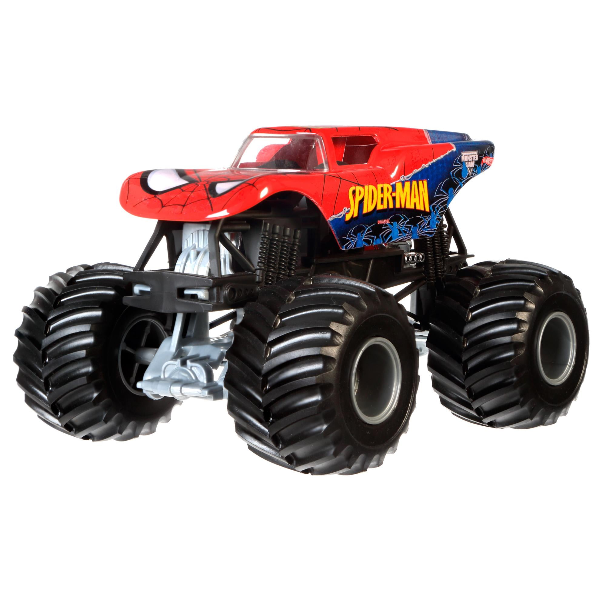 hot wheels monster truck spiderman