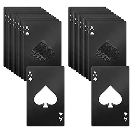 

20 Pieces Poker Card Bottle Openers Groomsmen of Spades Bottle Opener Beer Bottle Opener for Your Wallet and Pocket