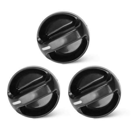 Climate Control Knobs - Set of 3 Replacement AC Climate Control Knob for Toyota Tundra Part# 55905-0C010