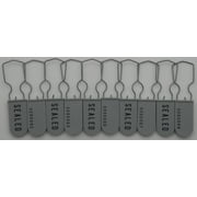 Electric Meter Security Seal Wire Padlock Grey Pack of 10