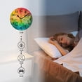 thumbnail image 4 of 10 Inch Wall Clock Battery Operated Silent Clock Decorative for Office, Kitchen, Outdoor, Living RoomRainbow Colored Lines Exquisite, 4 of 4