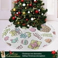 thumbnail image 6 of FMSHPON Easter Xmas Christmas Tree Skirt Stand Mat for Holiday Party Decoration Indoor Outdoor 48 inches, 6 of 6