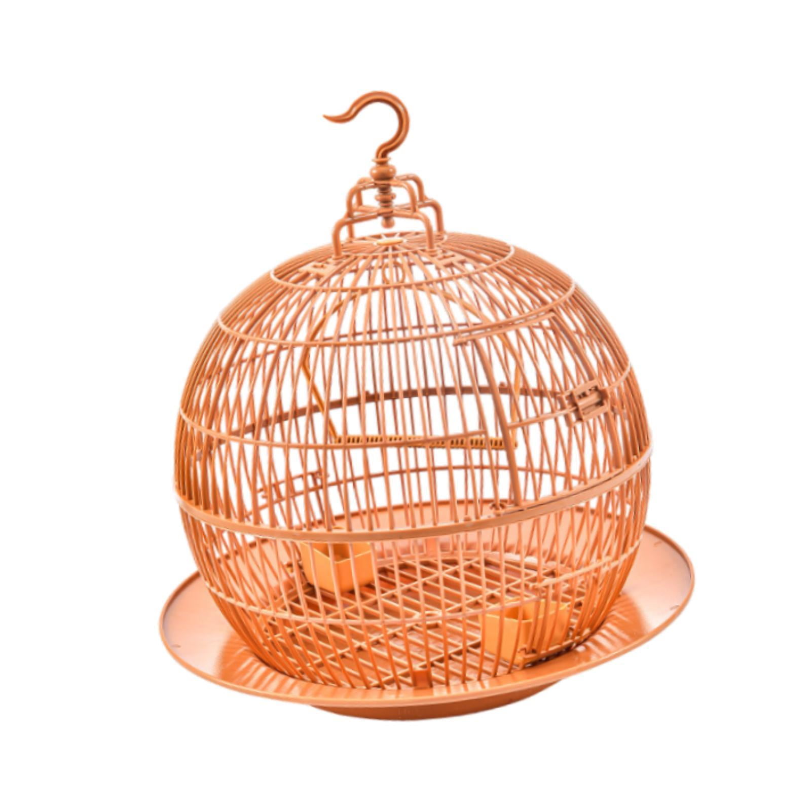 Serenable Bird Cage Birdcage,Elegant,Bird Supplies,Bird Carrier Mesh Ball Shape Parakeet Cage for Finches Budgies Small Birds Lovebirds