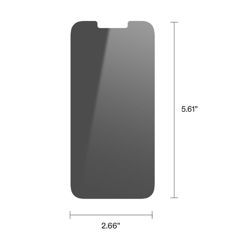 Privacy Glass Screen Protector For IPhone 16e, 16, 15, 14, 13 Pro Max – Anti-Spy Tempered Glass