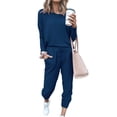 thumbnail image 1 of Conjunto de Jogger PRETTYGARDEN para Mujer Azul Oscuro Talle S, 1 of 5