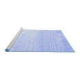 thumbnail image 2 of Ahgly Company Machine Washable Indoor Rectangle Abstract Blue Contemporary Area Rugs, 5' x 7', 2 of 4
