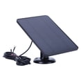 thumbnail image 1 of [Con Cable Carga Puerto Conector 3 Metros] Panel Solar para Timbre Panel Carga Solar Impermeable para Exteriores Con Soporte Ajustable 360° Compatible Con Ring Video Doorbell 4/3/2 (Negro 4W 5V), 1 of 9