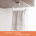 thumbnail image 4 of Yuarrent Soporte de papel de cocina para montaje en pared, organizador de película conservante de toallas autoadhesivo, soporte para rollo de Type6 NO6, 4 of 6
