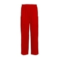 thumbnail image 1 of Men's Uniform Pants Full Elastic Waist Cargo Bottoms, 1 of 3