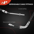 thumbnail image 4 of A-Premium Rear Driver Side Parking Brake Cable Assembly Compatible with Chevrolet, Buick, Oldsmobile and Pontiac Models: Impala, Monte Carlo, LaCrosse, Regal, Century, Allure, Intrigue, Grand Prix, 4 of 9