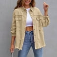 thumbnail image 2 of kamemir Light Weight Jackets Womens Womens Bussiness Casual Blazers Open Front Long Sleeve Work Office Blazer Jacket Fall Fashion 2025(Khaki,S), 2 of 6