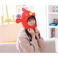 thumbnail image 2 of Shisuyan Adjustable Puffer Fish Headwear Funny Cosplay Hat Cartoon Photo Props (Red), 2 of 8