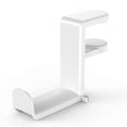thumbnail image 1 of Soporte para auriculares, auriculares para juegos, con soporte para cables, ajuste universal, ahorro de espacio, se adapta a todos los auriculares y auriculares para juegos en blanco, 1 of 6