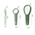 thumbnail image 2 of Multifunctional Home Kitchen Peeling Gadget Cutter Pitter Tool 3 In 1, 2 of 2